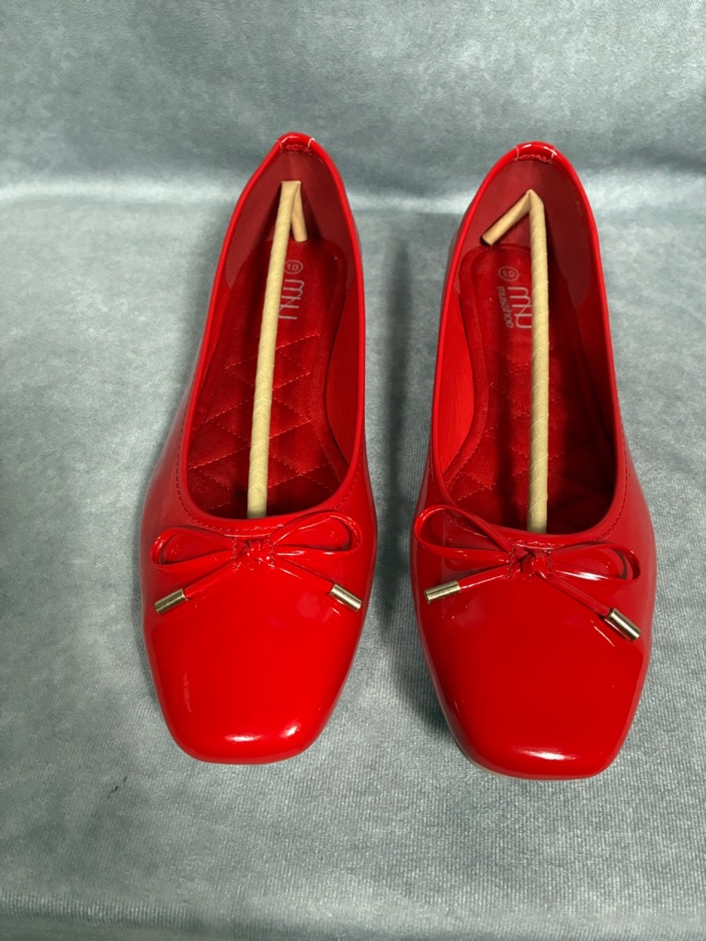 Women’s Red Patent Bow Ballet Flats